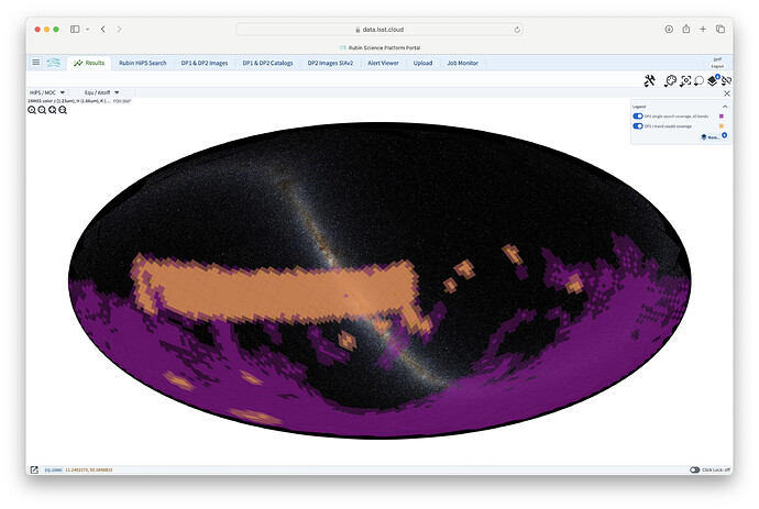 15,000 square degrees (give or take) y’all - RSP portal visualisation